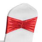 Velvet Chair Band - Red