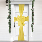 Christmas Door Bow with Diamante Detail - Gold