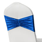 Velvet Chair Band - Royal Blue