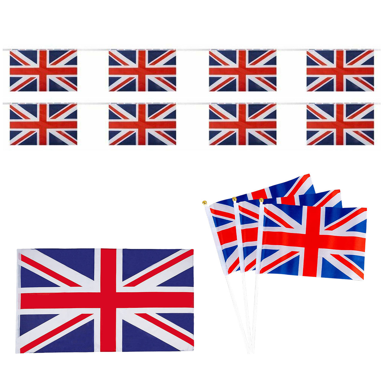 Union Jack Flag Set - Option 4