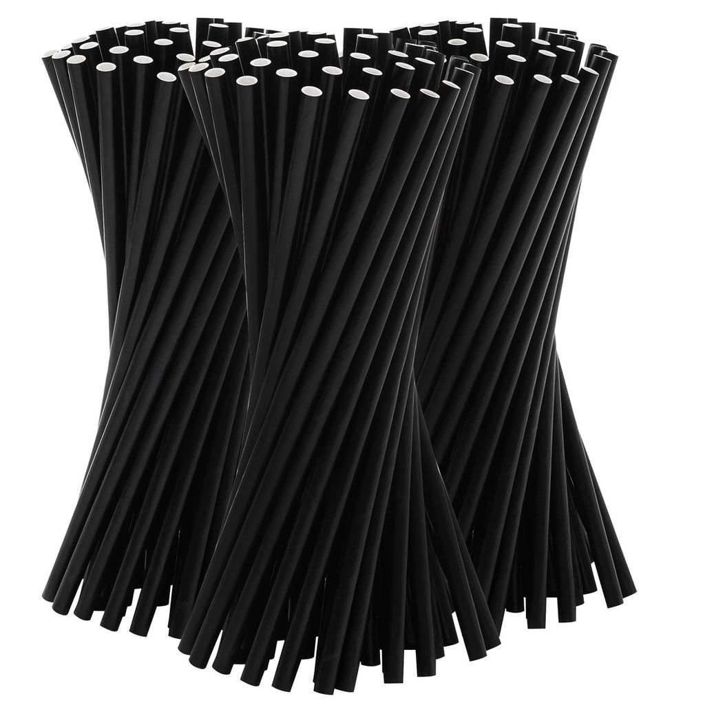 Black Biodegradable Paper Straws