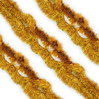 2m Christmas Tinsel Garland - Gold