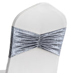 Velvet Chair Band - Silver