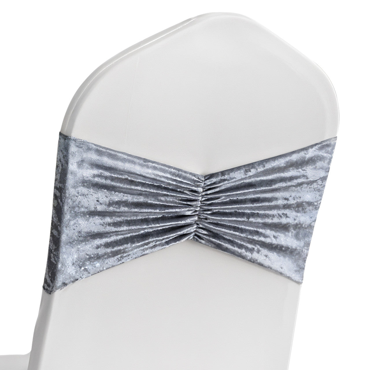 Velvet Chair Band - Silver