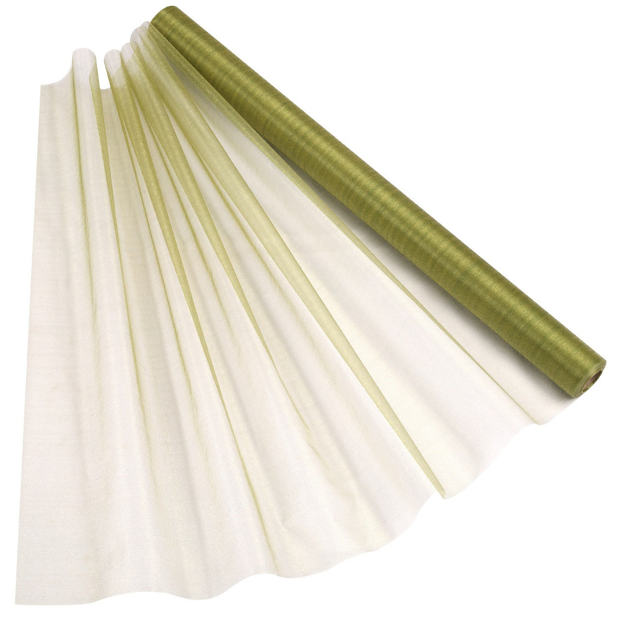 Organza Roll 15mx70cm - Olive Green