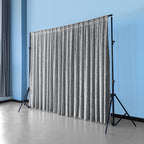 Velvet Backdrop - 3m x 3m - Silver