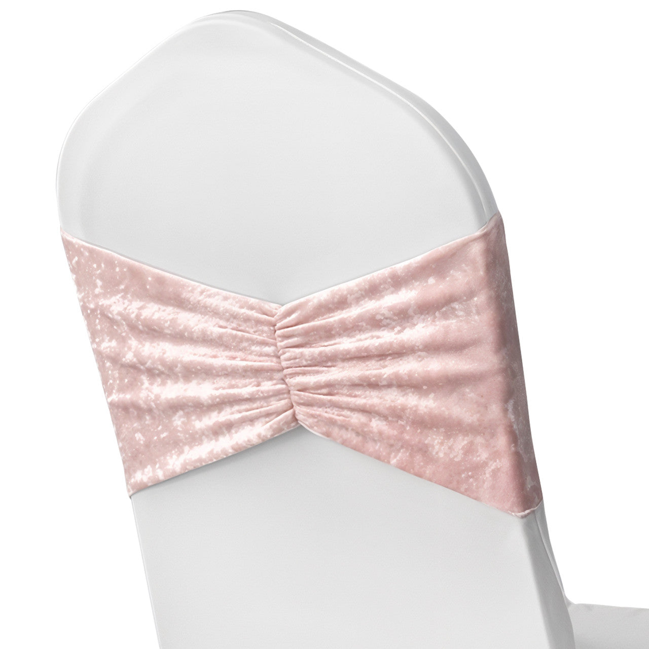 Velvet Chair Band - Rose Pink