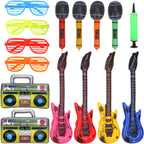 Inflatable Guitar Prop Set - 15pcs