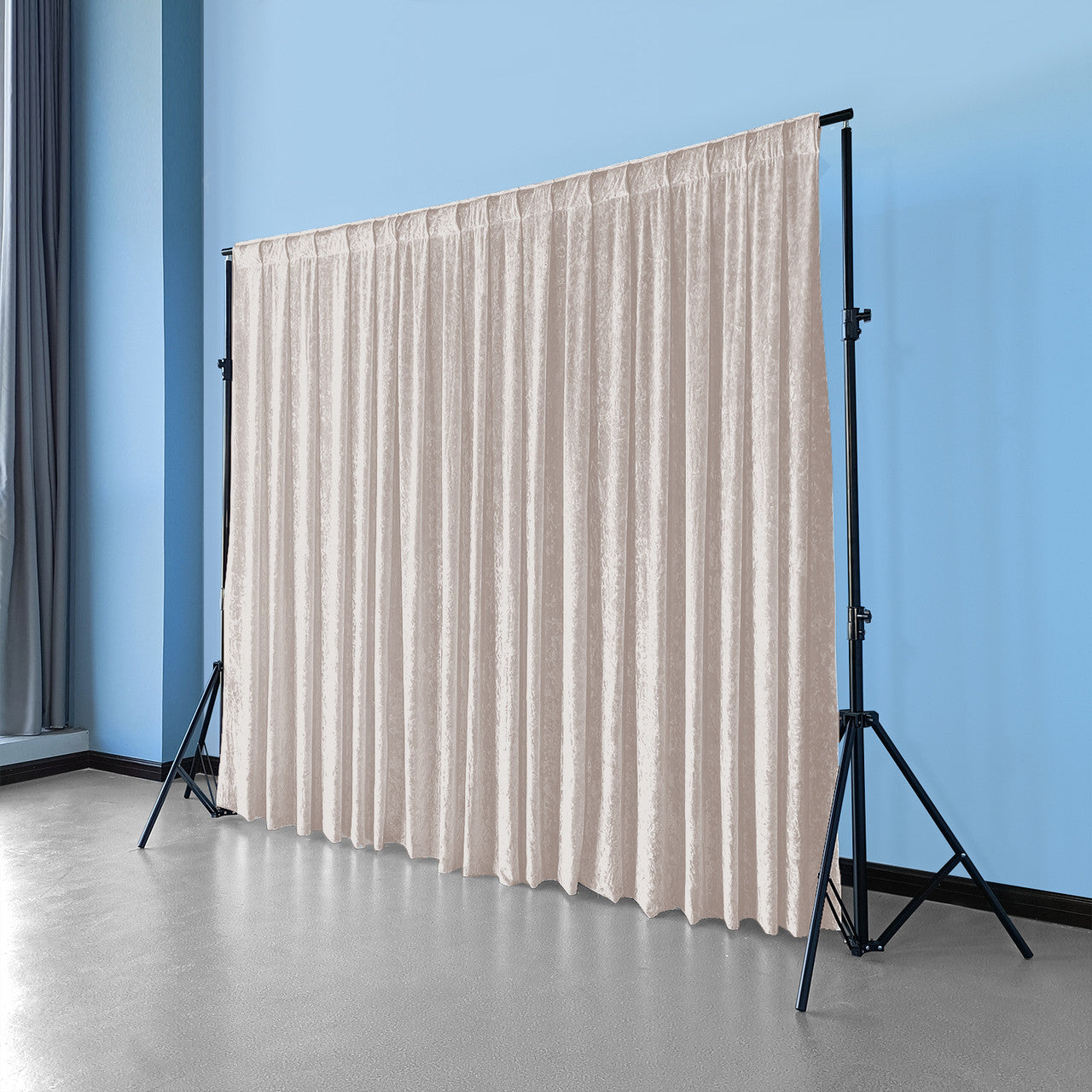 Velvet Backdrop - 3m x 3m - Rose Gold