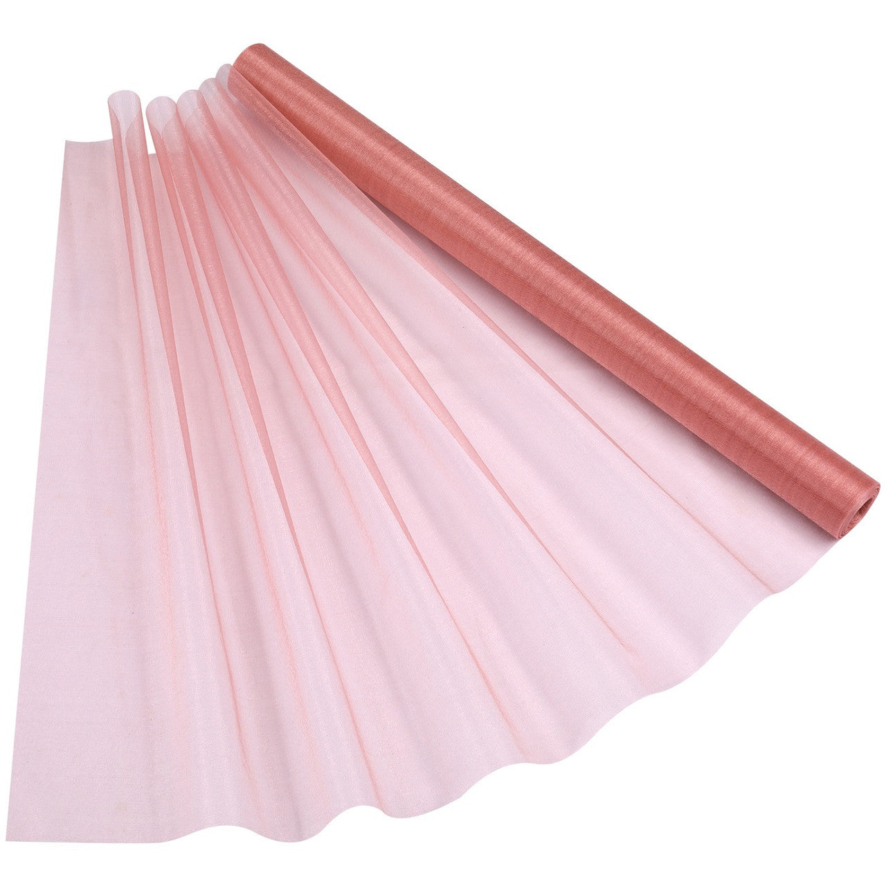 Organza Roll 15mx70cm - Rose Gold