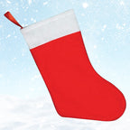 Felt Christmas Stocking - Red