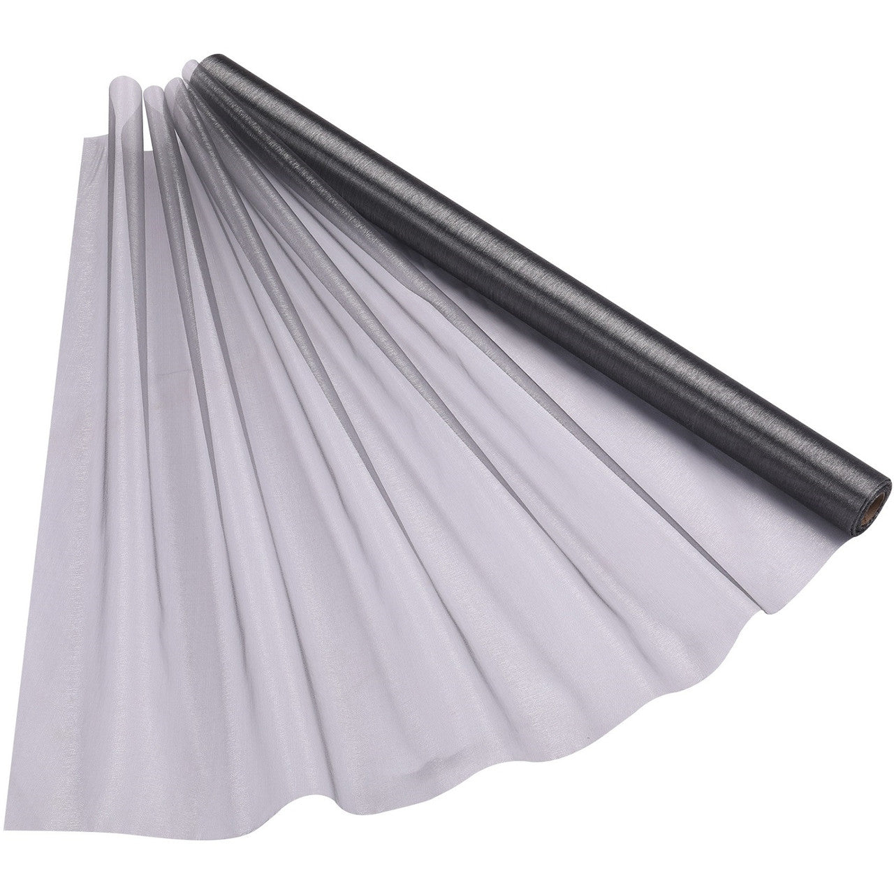 Organza Roll 15mx70cm - Dark Silver