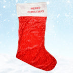 Large Deluxe Red Velvet Stocking