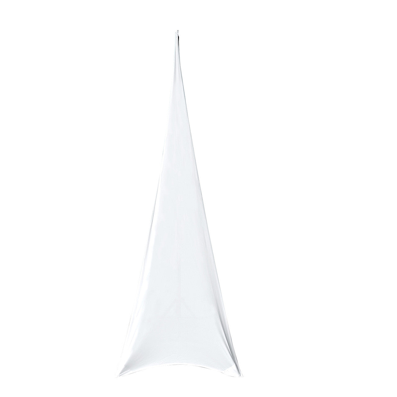 Three-Sided Tripod Speaker Stand Cover - White