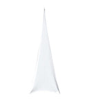 Three-Sided Tripod Speaker Stand Cover - White
