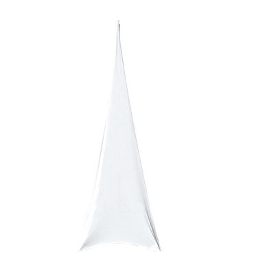 Three-Sided Tripod Speaker Stand Cover - White