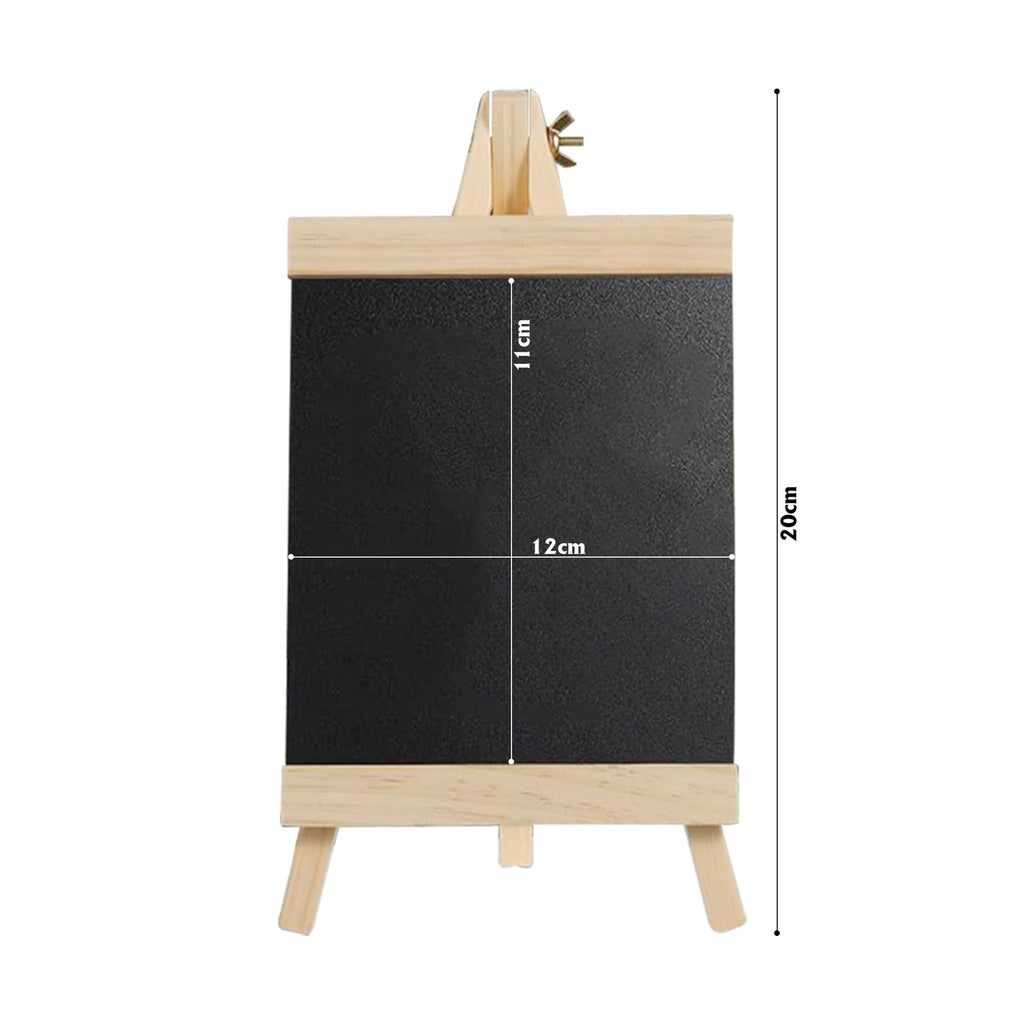 Blackboard with Wooden Easel Stand (23 x 12 cm)