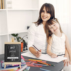 Blackboard with Wooden Easel Stand (23 x 12 cm)