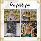 Square Sequin Wall Backdrop Panels x 12