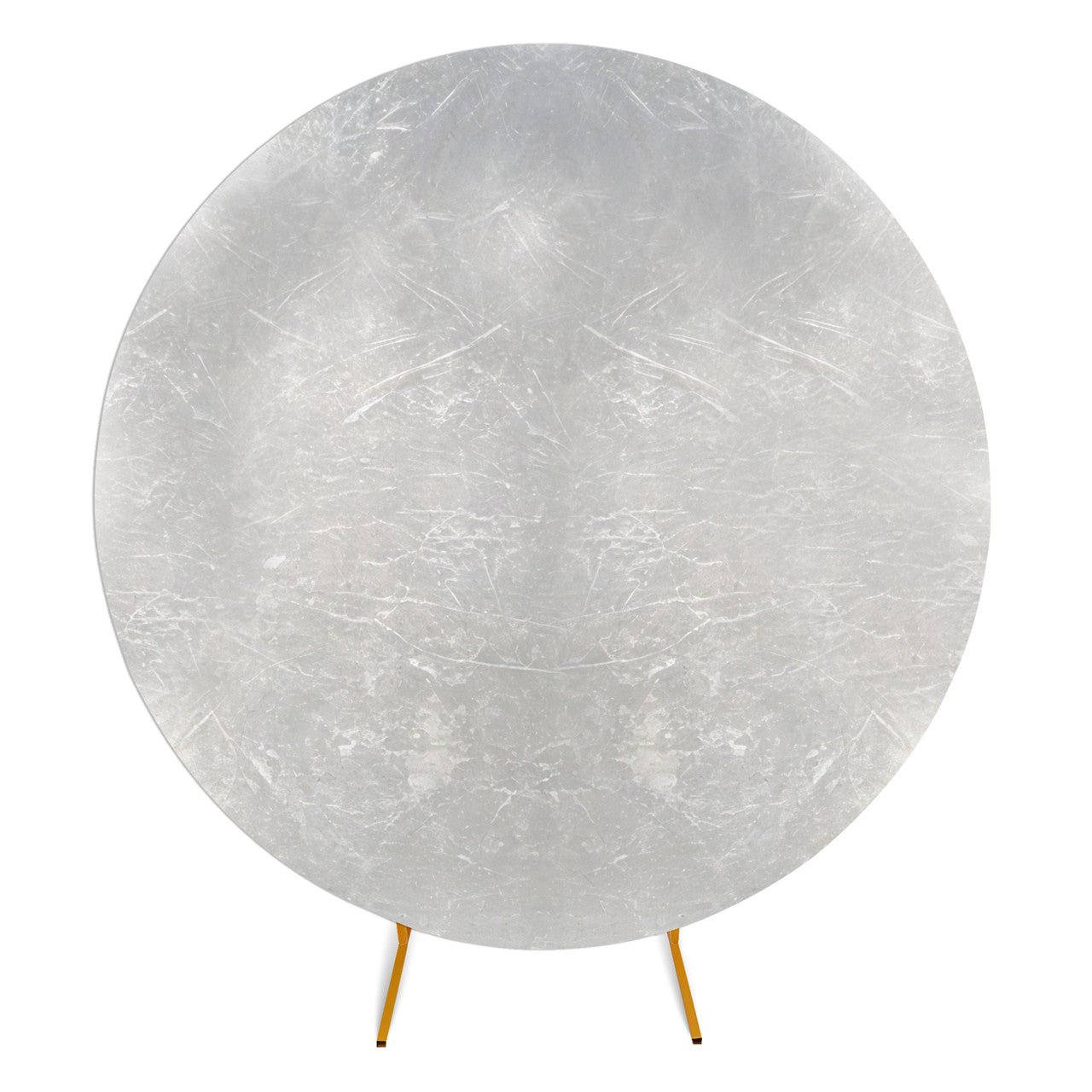 Arch Stand Spandex Cover - Shiny Silver