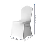 140GSM Spandex Chair Cover - White
