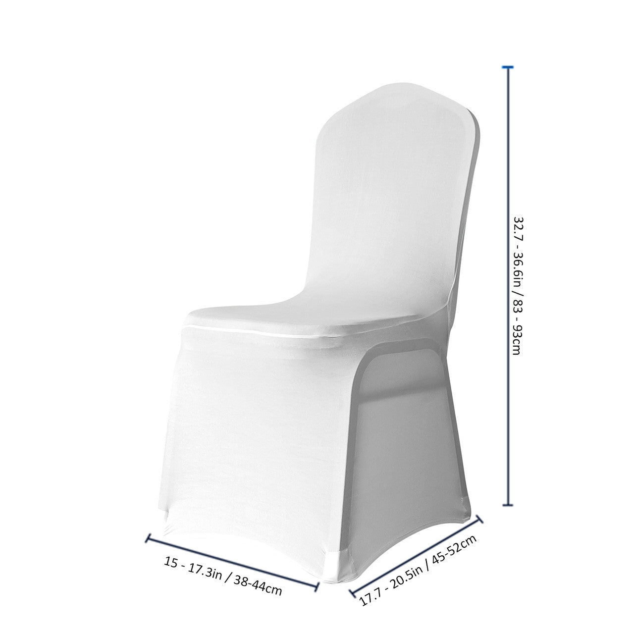 140GSM Spandex Chair Cover - White