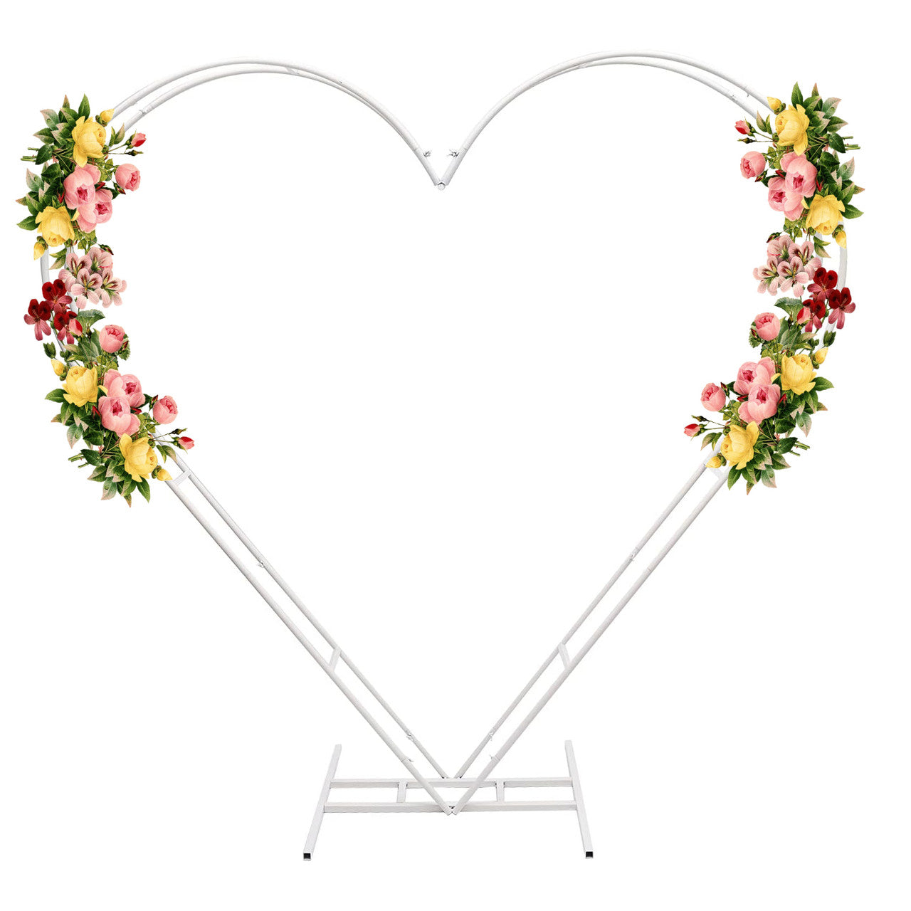 Dual Heart Balloon Arch Stand (210 x 200 x 60cm)