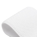Elasticated Belt with Cross Diamante Buckle - White