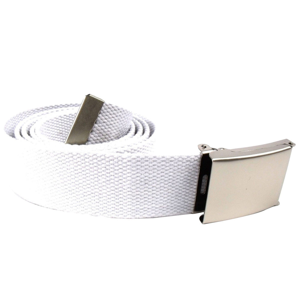 Webbing Army Belt - White