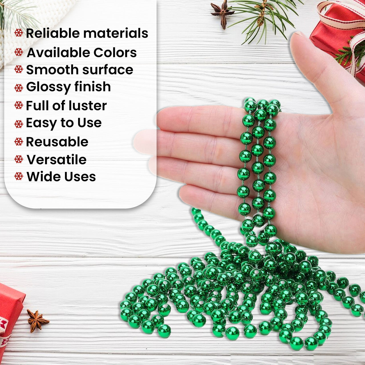 Hanging Beads - Green