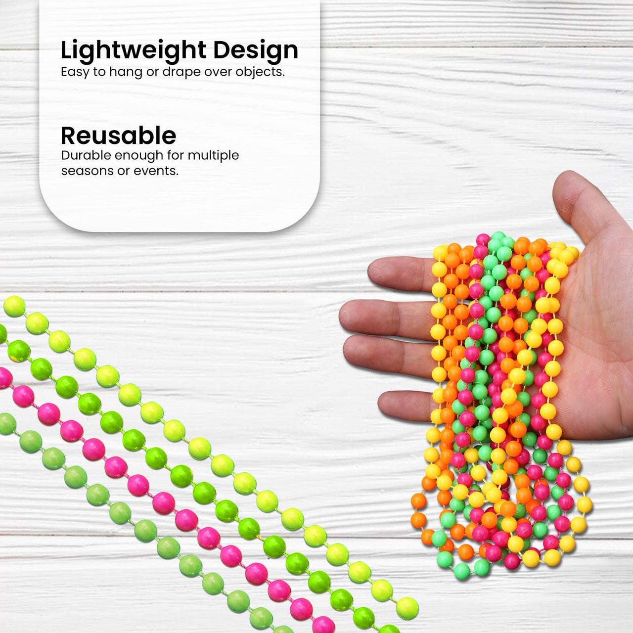 Hanging Beads - Multi Coloured
