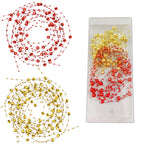Hanging Beads - Red & Gold