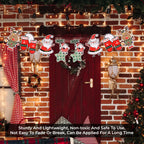 Christmas 2D Santa Assorted Bunting Banner - 3m