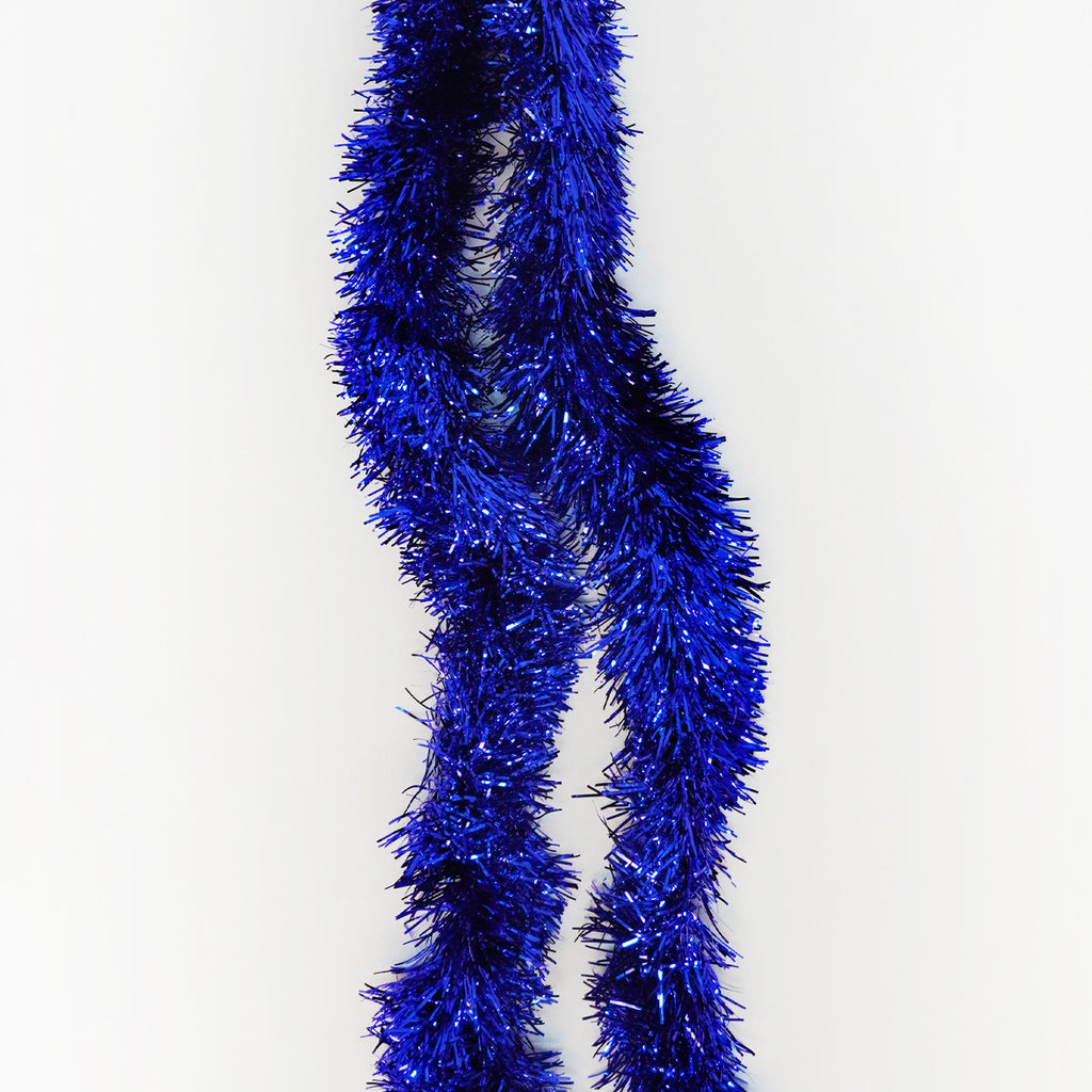 2m Christmas Tinsel Garland - Blue