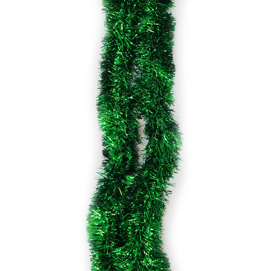 2m Christmas Tinsel Garland - Green