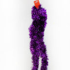 2m Christmas Tinsel Garland - Purple