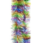 2m Christmas Tinsel Garland - Rainbow