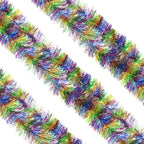 2m Christmas Tinsel Garland - Rainbow