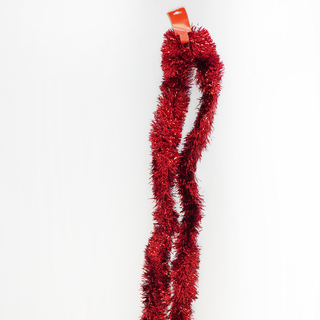2m Christmas Tinsel Garland - Red