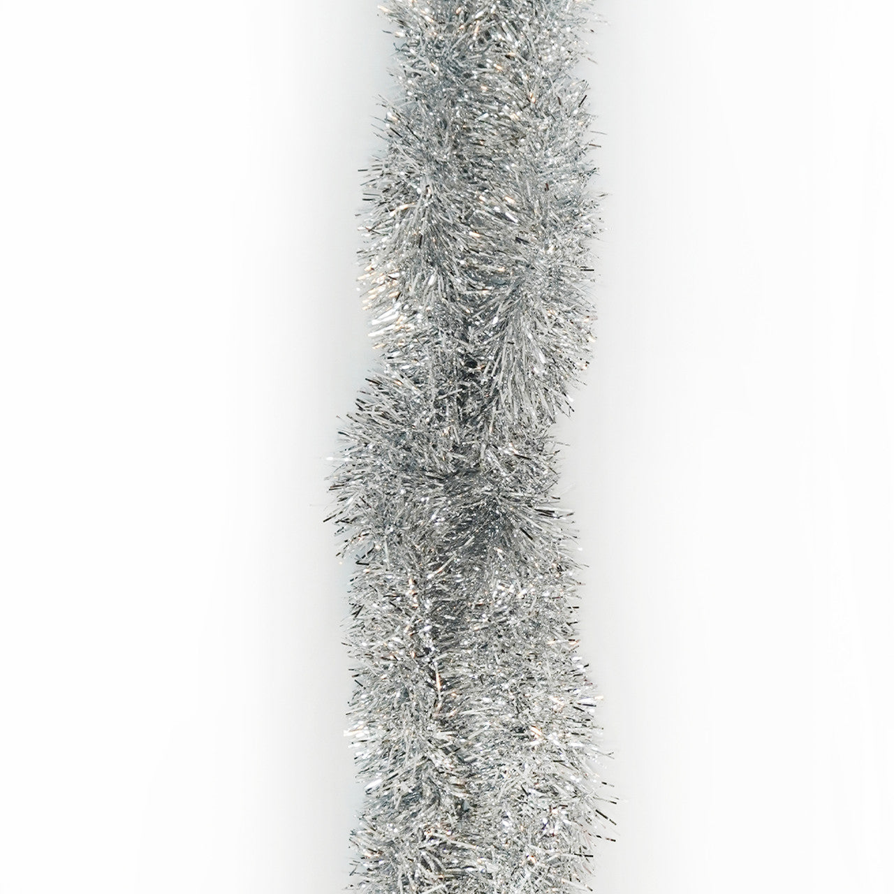 2m Christmas Tinsel Garland - Silver