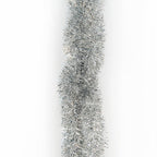 2m Christmas Tinsel Garland - Silver