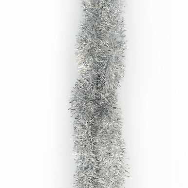 2m Christmas Tinsel Garland - Silver