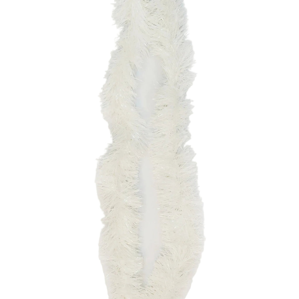 2m Christmas Tinsel Garland - White