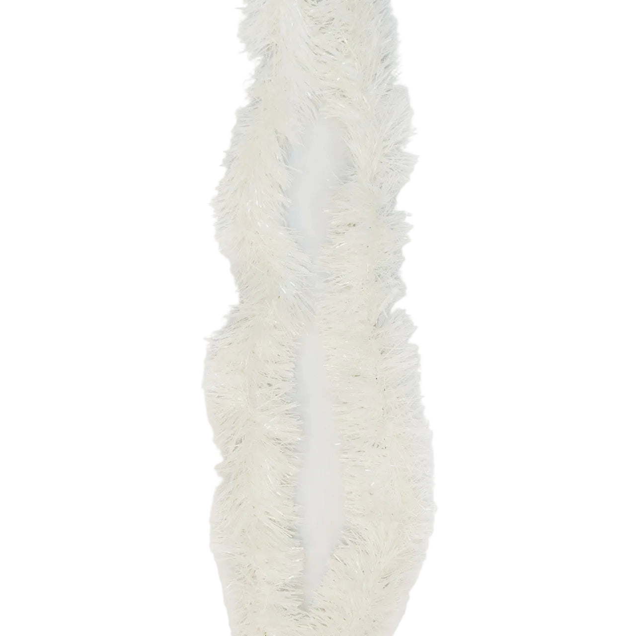 2m Christmas Tinsel Garland - White