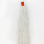 2m Christmas Tinsel Garland - White
