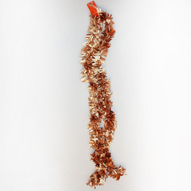 2m Christmas Wide Tinsel Garland - Champange