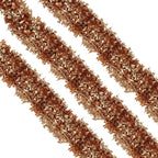 2m Christmas Wide Tinsel Garland - Champange