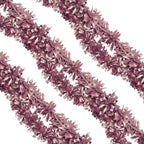 2m Christmas Wide Tinsel Garland - Pink