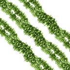 2m Christmas Wide Tinsel Garland - Apple Green