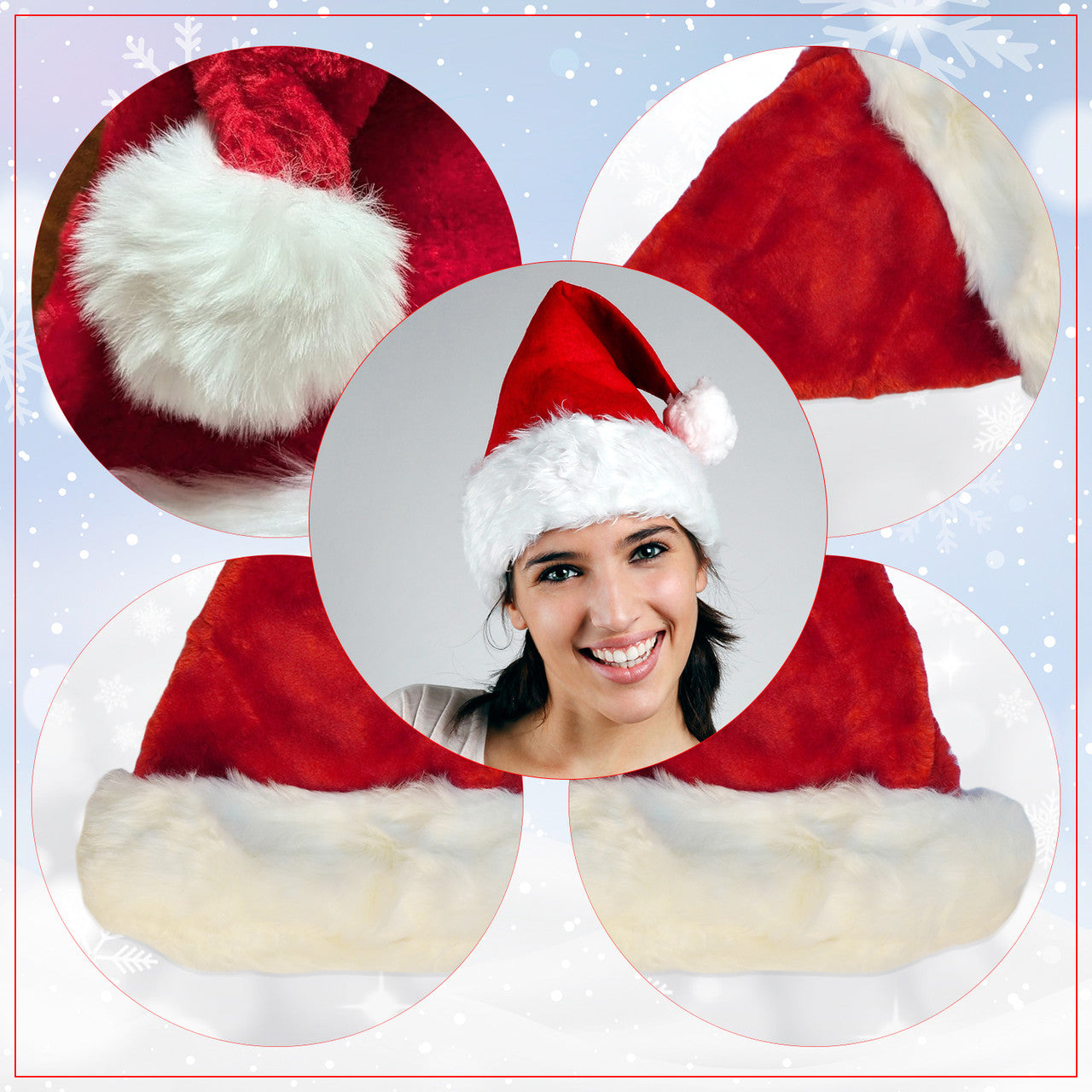 Red Velvet Santa Hat V2